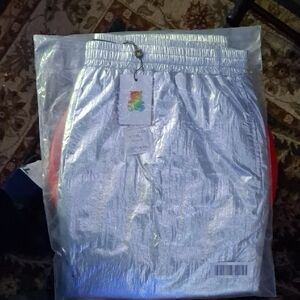 Teddy Fresh Silver Athletic Shorts